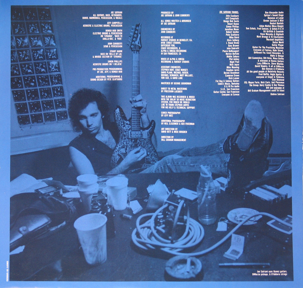 High Resolution Photo #3 JOE SATRIANI Flying in a Blue Dream Vinyl Record